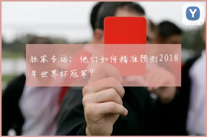 独家专访：他们如何精准预测2018年世界杯冠军？