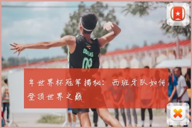 年世界杯冠军揭秘：西班牙队如何登顶世界之巅