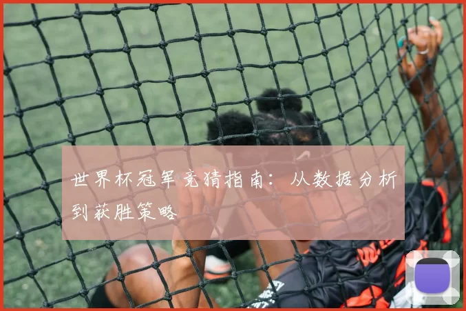 世界杯冠军竞猜指南：从数据分析到获胜策略